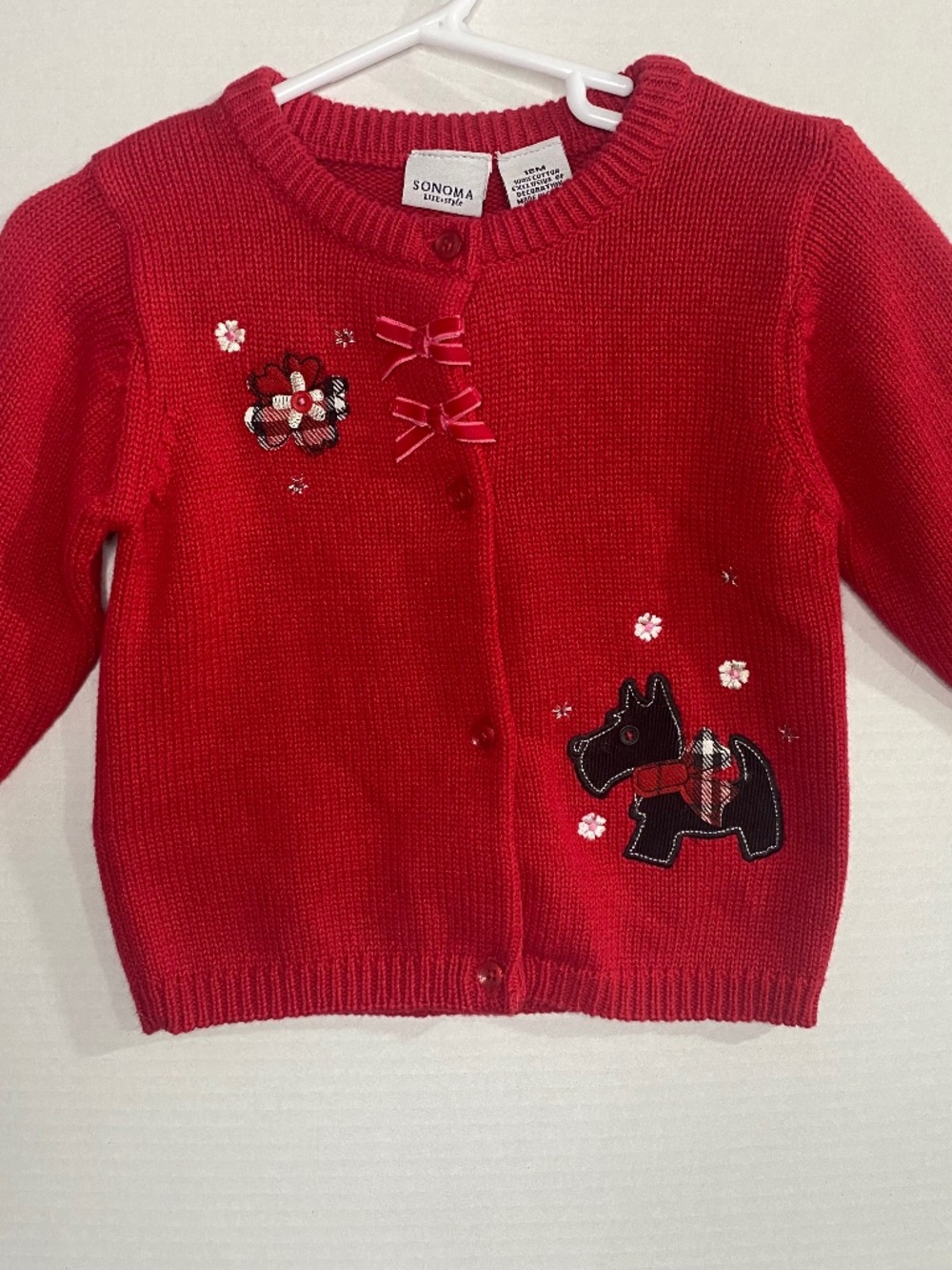 Girls Red Child’s Sweater